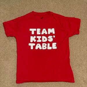 Hanes comfort soft “teams kids’ table” shirt